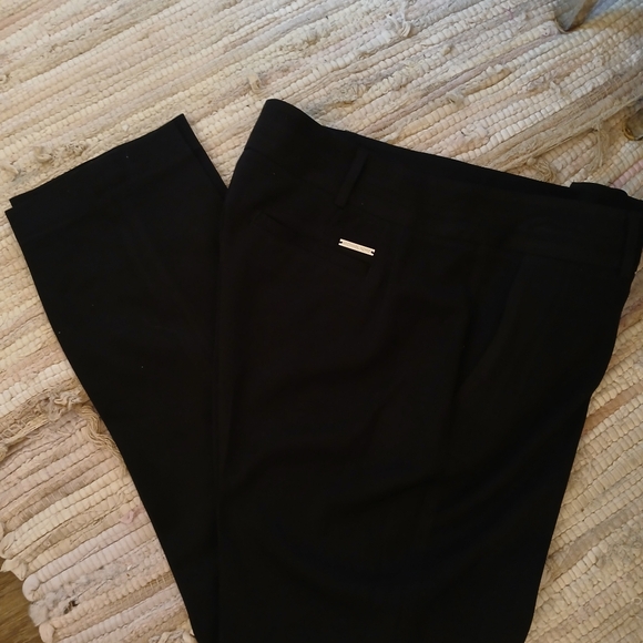 Michael kors Black Pant size 8 polyester Zipper womens used - Picture 7 of 14